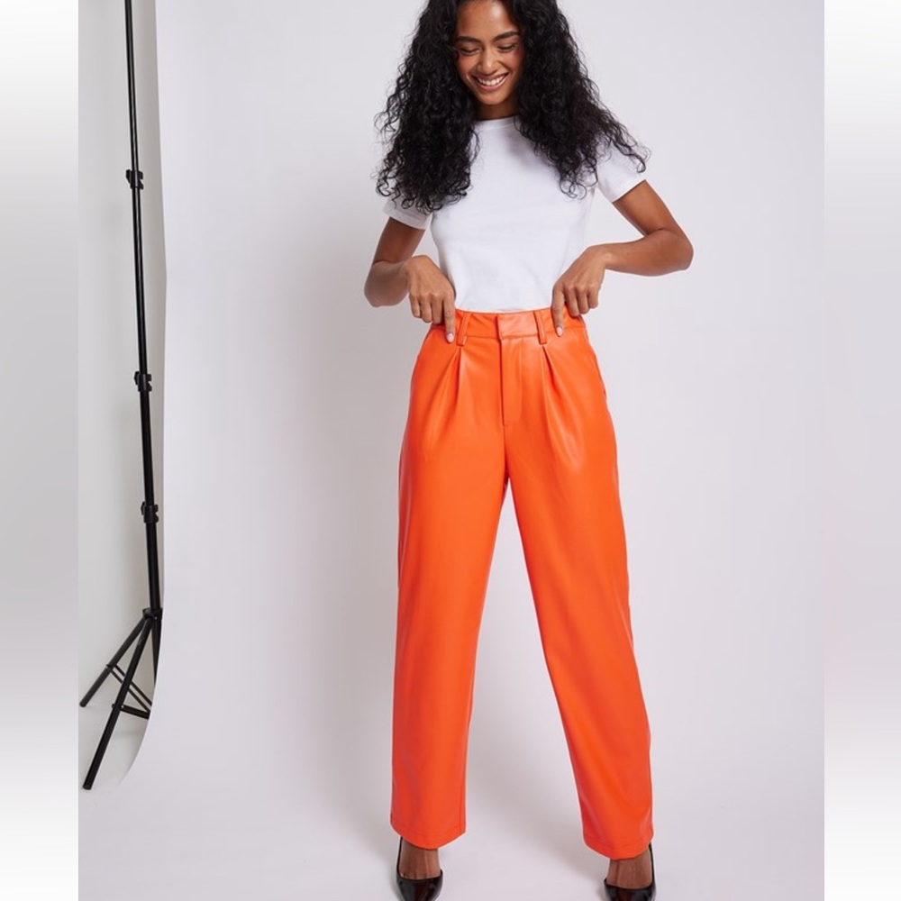 NWOT PU trouser